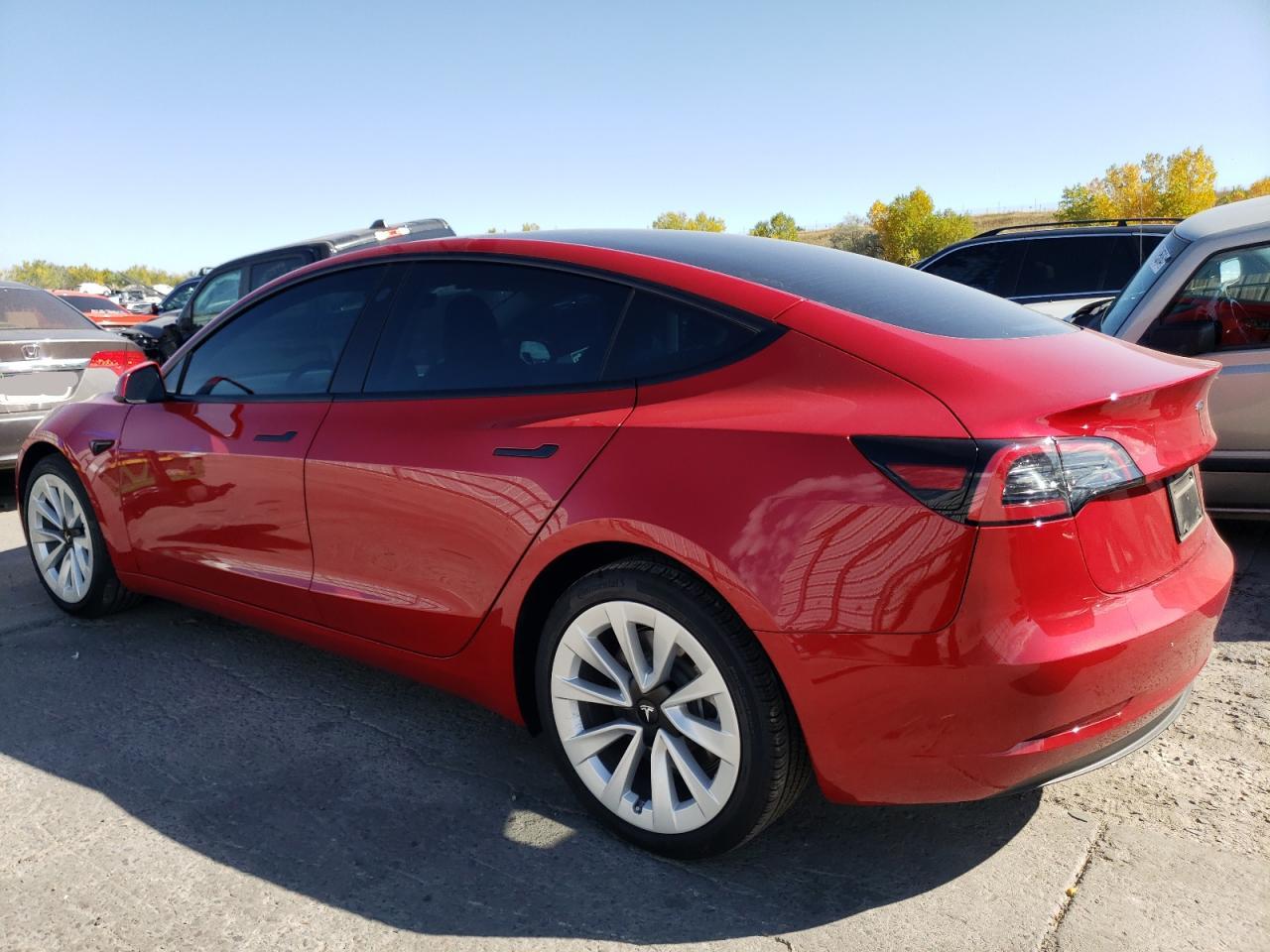 Lot #2926559343 2023 TESLA MODEL 3