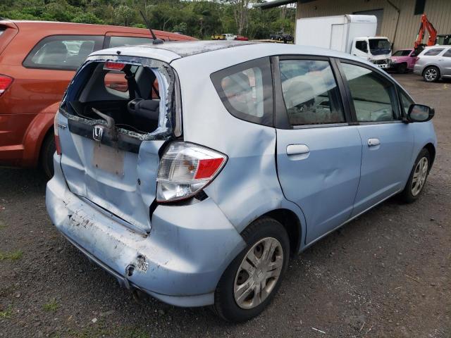 HONDA FIT 2009 blue  gas JHMGE88249C006320 photo #4