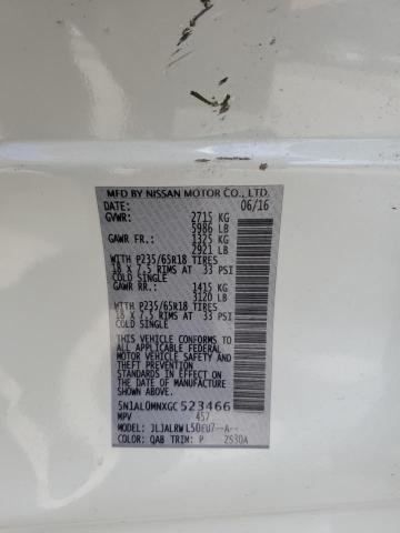 2016 INFINITI QX60 - 5N1AL0MNXGC523466