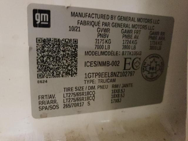 2022 GMC 1500 - 1GTP9EEL8NZ102797