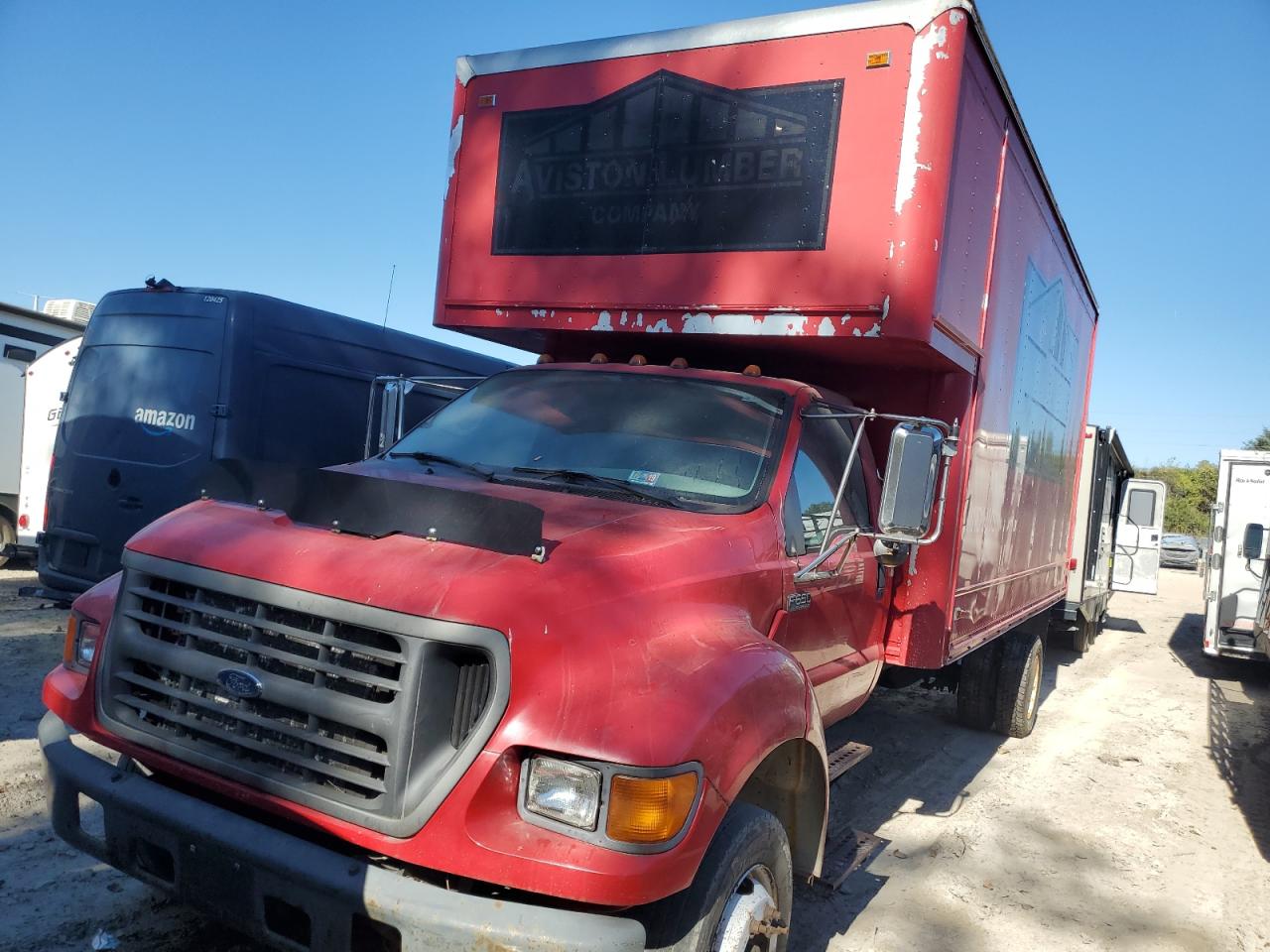 Lot #2911244140 2003 FORD F650 SUPER