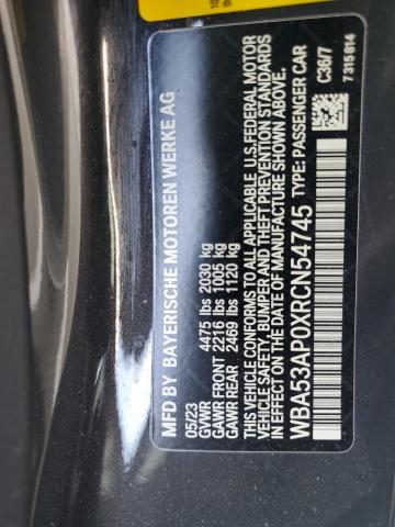 VIN WBA53AP0XRCN54745 2024 BMW 4 SERIES no.13