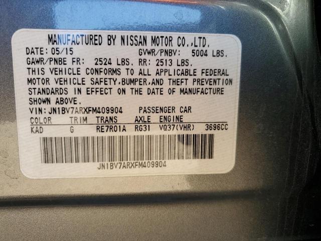 2015 INFINITI Q50 BASE - JN1BV7ARXFM409904
