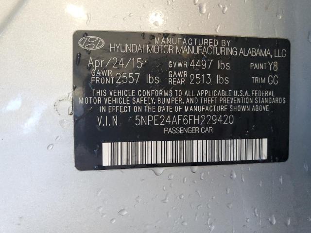 2015 HYUNDAI SONATA SE - 5NPE24AF6FH229420