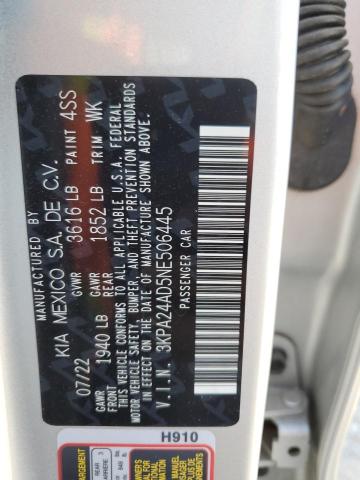 2022 KIA RIO LX - 3KPA24AD5NE506445