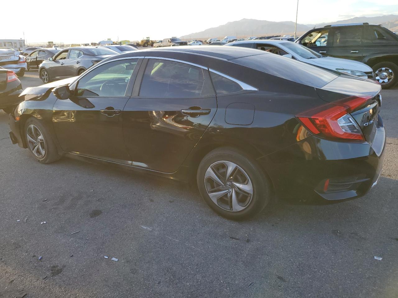 Lot #2964412259 2020 HONDA CIVIC LX