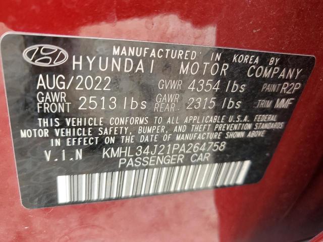 2023 HYUNDAI SONATA LIM - KMHL34J21PA264758