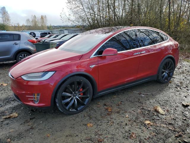 TESLA MODEL X 2016 red 4dr spor electric 5YJXCBE46GF006099 photo #1