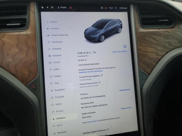 VIN 5YJXCAE27MF322910 2021 Tesla MODEL X no.9