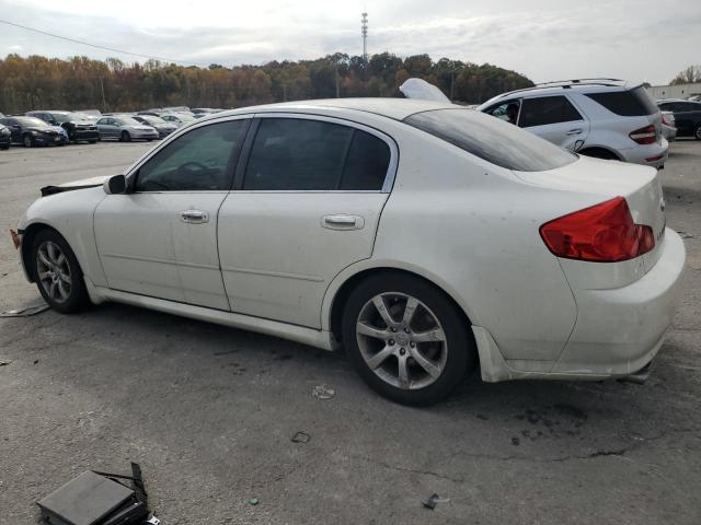 INFINITI G35 2006 white  gas JNKCV51E96M513981 photo #3