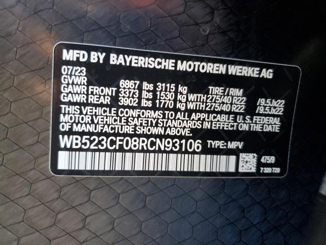 2024 BMW IX XDRIVE5 WB523CF08RCN93106
