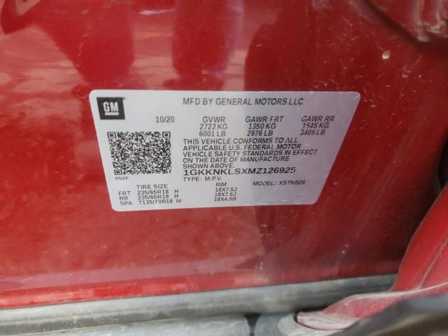 2021 GMC ACADIA SLE - 1GKKNKLSXMZ126925