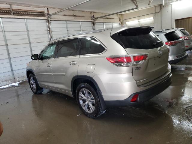 VIN 5TDJKRFH6ES037588 2014 Toyota Highlander, Xle no.2