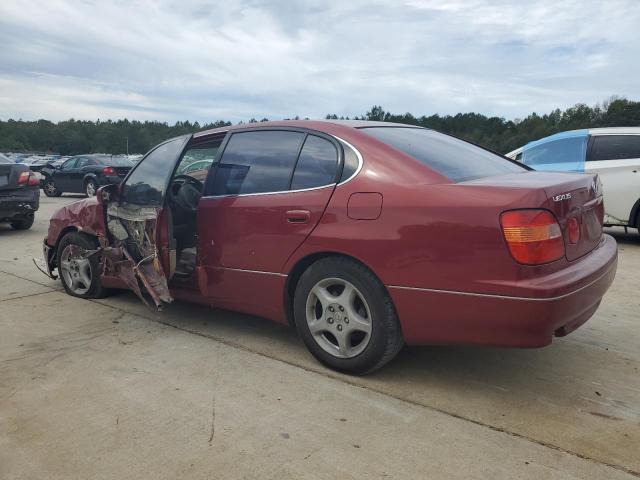 LEXUS GS 300 2000 red sedan 4d gas JT8BD68S0Y0114046 photo #3