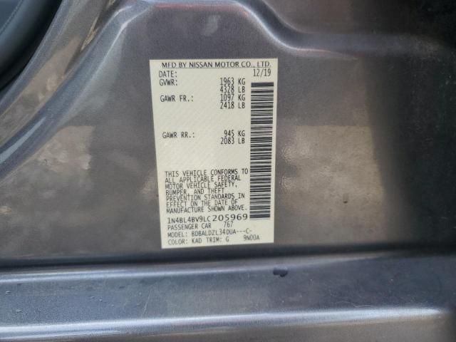 2020 NISSAN ALTIMA S - 1N4BL4BV9LC205969