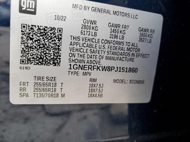2023 CHEVROLET TRAVERSE L - 1GNERFKW8PJ151860