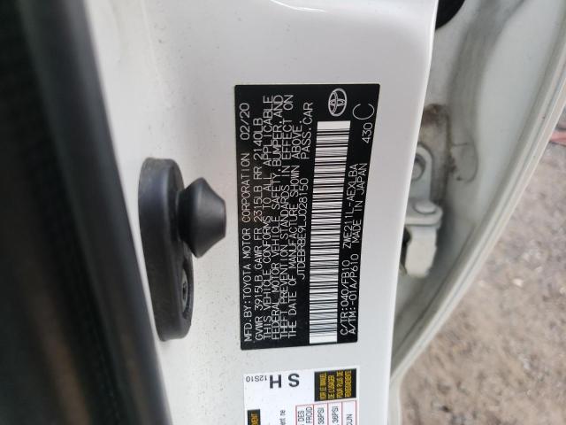 2020 TOYOTA COROLLA LE - JTDEBRBE9LJ028150