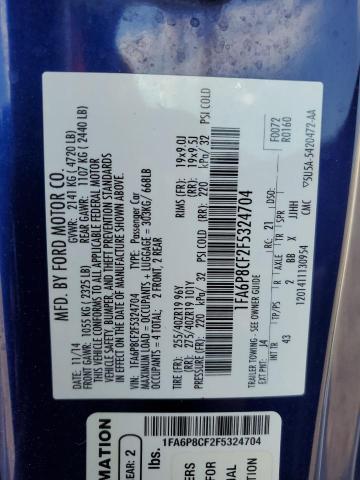 2015 FORD MUSTANG GT - 1FA6P8CF2F5324704