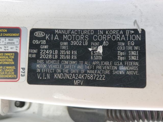 2019 KIA SOUL - KNDJN2A24K7687222