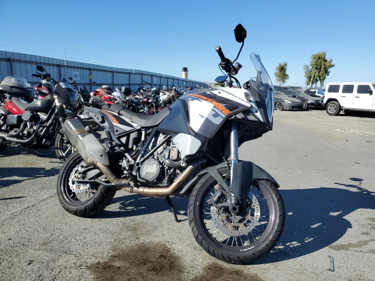  Salvage KTM Motorcycle