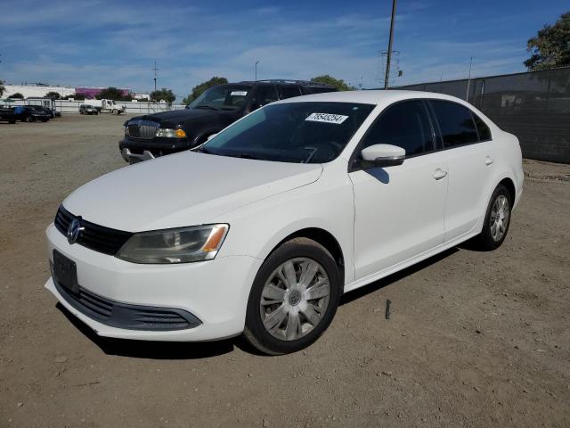 VOLKSWAGEN JETTA SE 2014 white sedan 4d gas 3VWD17AJ1EM364394 photo #1