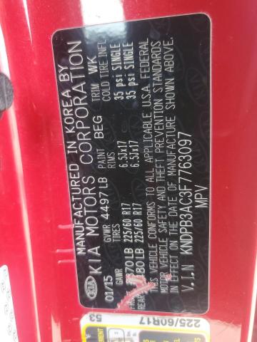 2015 KIA SPORTAGE L - KNDPB3AC3F7763097