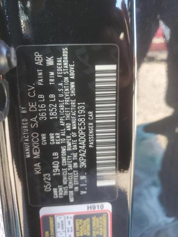 VIN 3KPA24AD0PE581931 2023 KIA RIO no.13