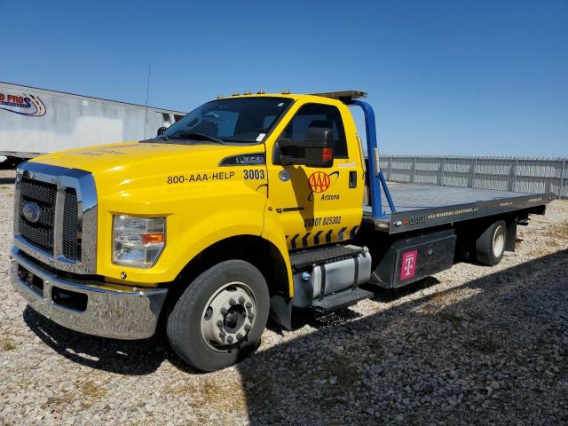 FORD F650 SUPER 2018 yellow  diesel 1FDWF6DEXJDF05339 photo #1