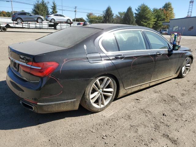 BMW 750 XI 2016 black  gas WBA7F2C56GG420490 photo #4