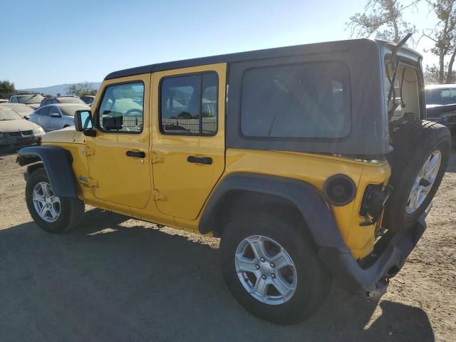 JEEP WRANGLER U 2019 yellow  gas 1C4HJXDN2KW549231 photo #3