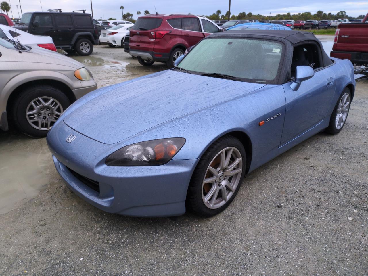 HONDA S2000 2005 blue  gas JHMAP21455S004956 photo #1