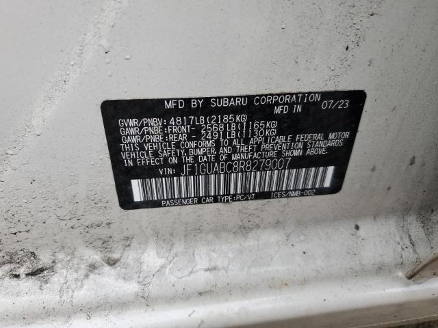 2024 SUBARU IMPREZA - JF1GUABC8R8279007