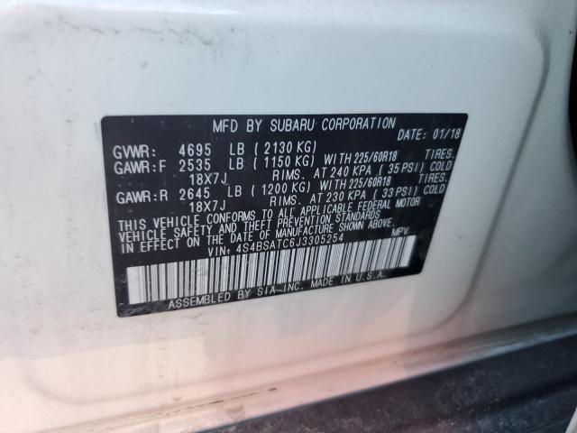 2018 SUBARU OUTBACK TO - 4S4BSATC6J3305254