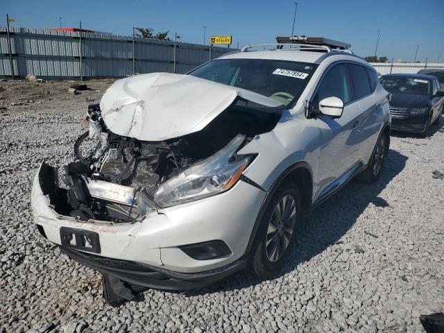 NISSAN MURANO S 2017 white  gas 5N1AZ2MG6HN124250 photo #1