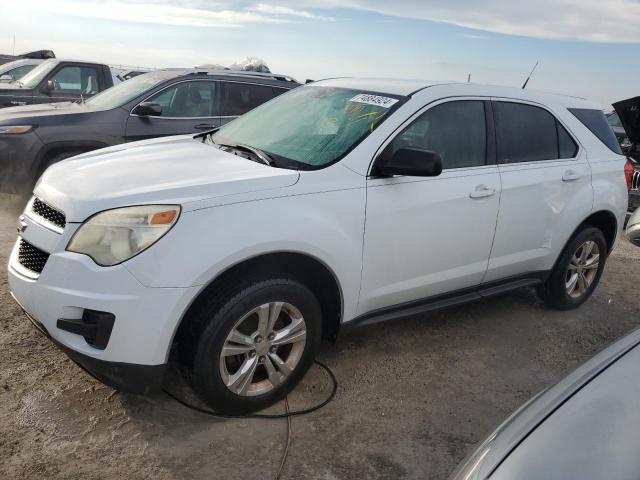 CHEVROLET EQUINOX LS 2011 white  gas 2GNALBECXB1336246 photo #1