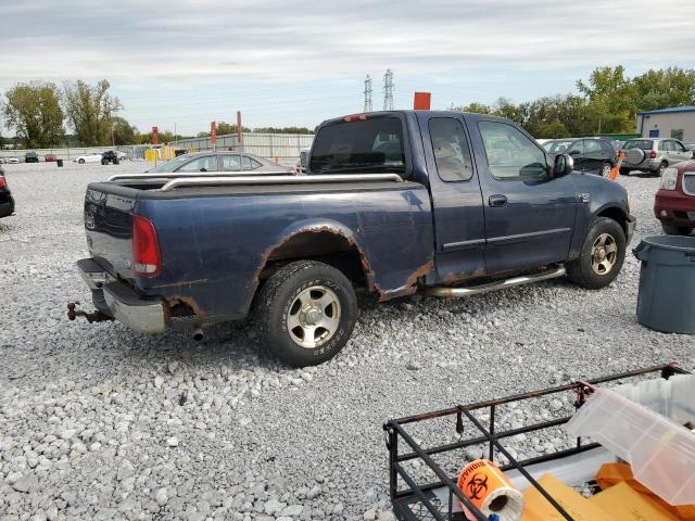 FORD F150 2002 blue  gas 2FTRX17LX2CA96417 photo #4