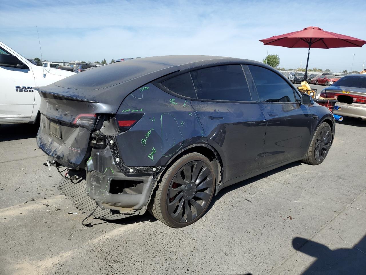 Lot #2991188099 2022 TESLA MODEL Y