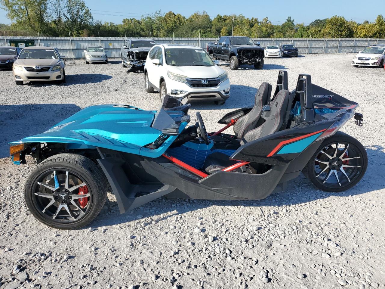 POLARIS SLINGSHOT 2022 turquoise  gas 57XAARHB6N8150481 photo #4