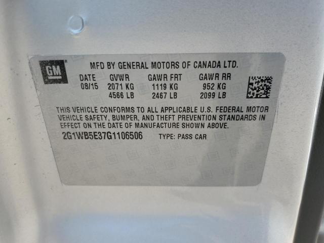 2016 CHEVROLET IMPALA LIM - 2G1WB5E37G1106506