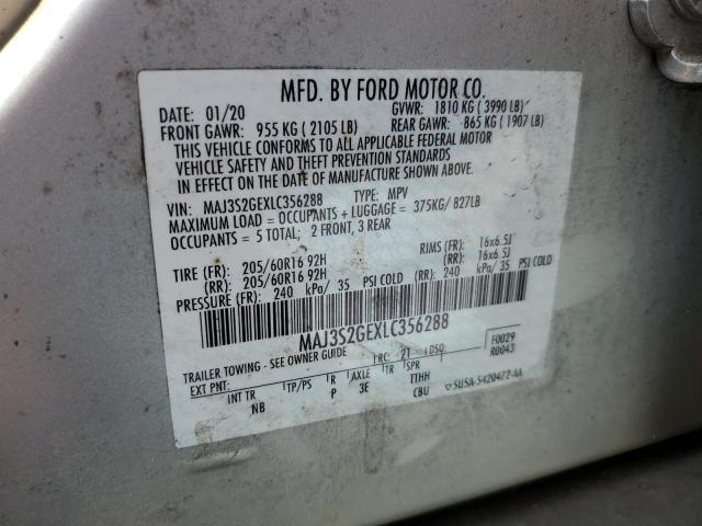 2020 FORD ECOSPORT S - MAJ3S2GEXLC356288