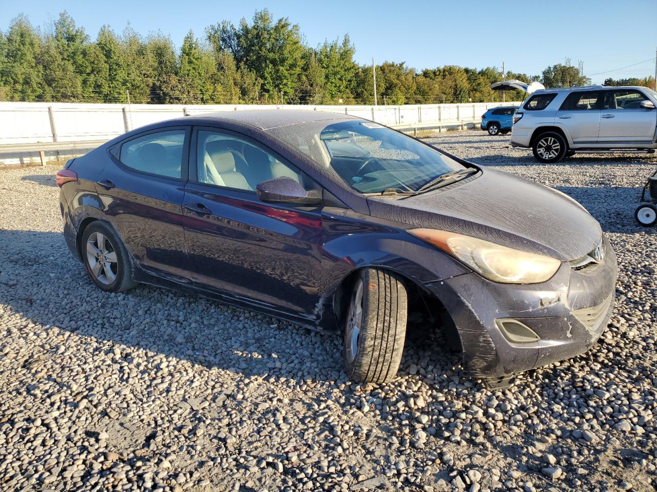 Lot #2938276721 2013 HYUNDAI ELANTRA GL