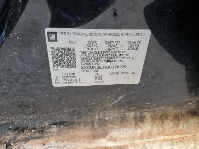 2018 CHEVROLET SILVERADO - 3GCUKSEJ9JG170279
