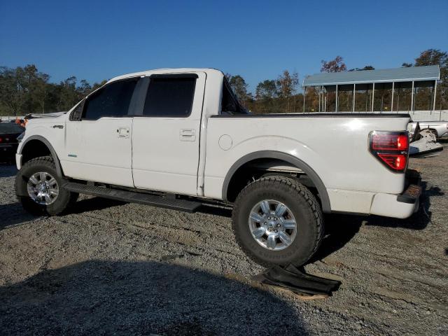 FORD F150 SUPER 2013 white crew pic gas 1FTFW1ET7DFC77460 photo #3