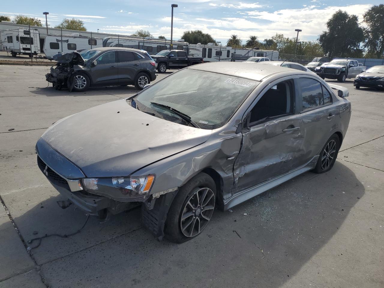 Lot #2976524561 2017 MITSUBISHI LANCER ES