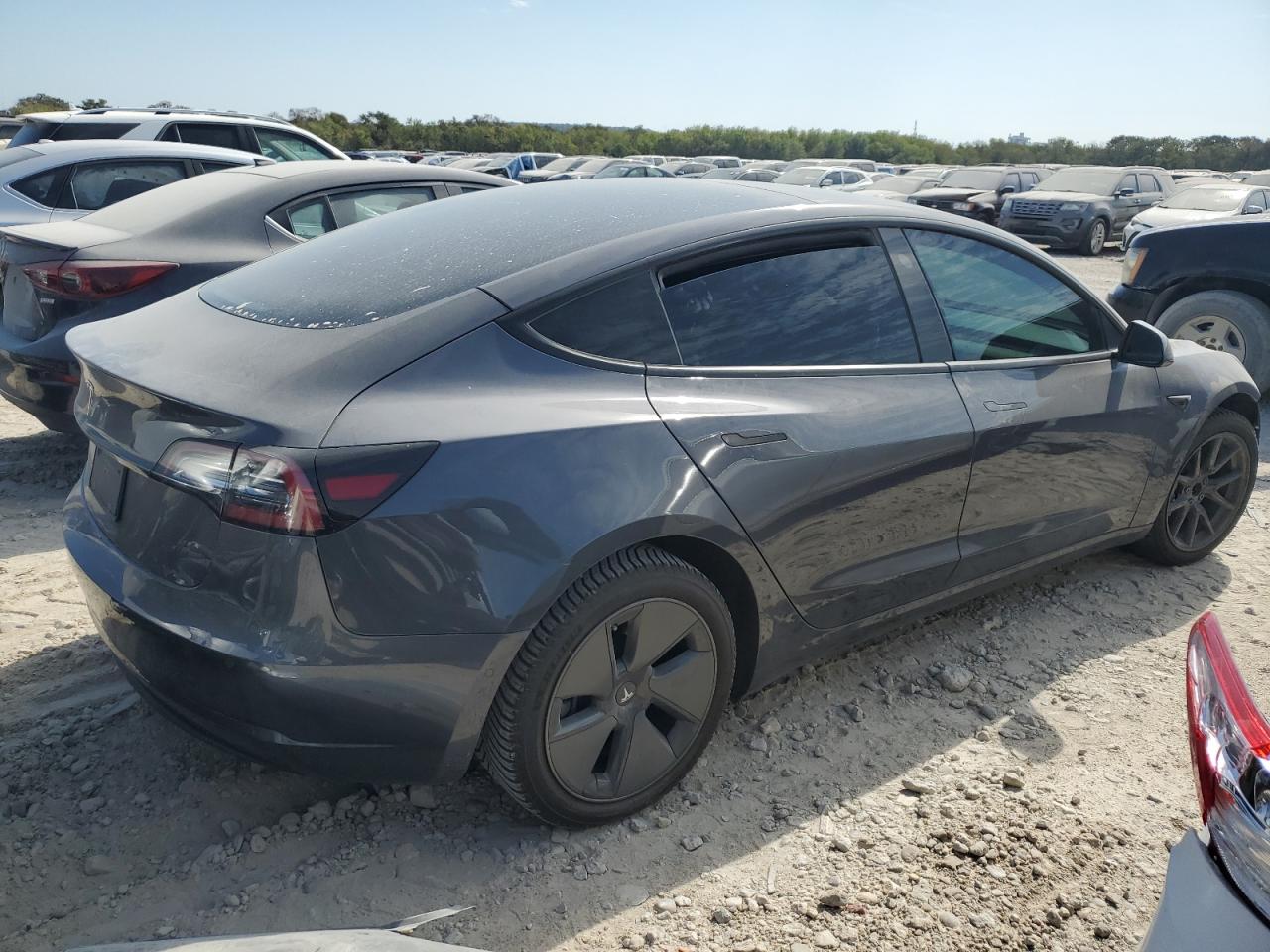 Lot #2953005661 2021 TESLA MODEL 3