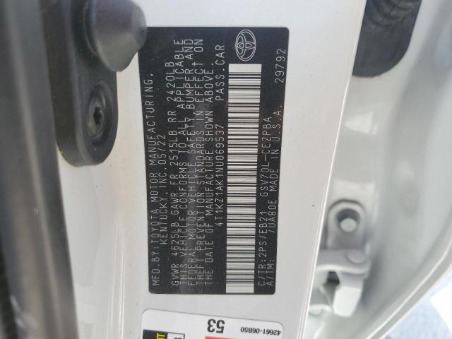 2022 TOYOTA CAMRY TRD - 4T1KZ1AK1NU069537