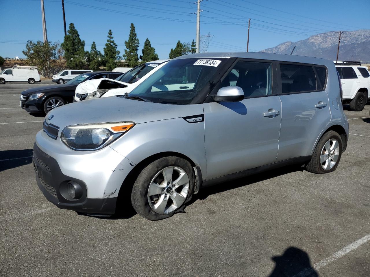 KIA SOUL 2017 silver  gas KNDJN2A22H7481373 photo #1