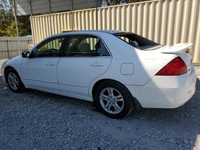 HONDA ACCORD EX 2006 white  gas 1HGCM567X6A014771 photo #3