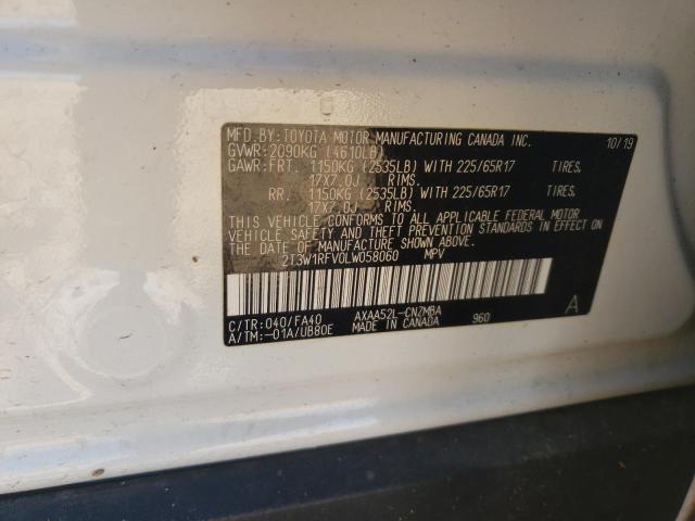 2020 TOYOTA RAV4 XLE - 2T3W1RFV0LW058060