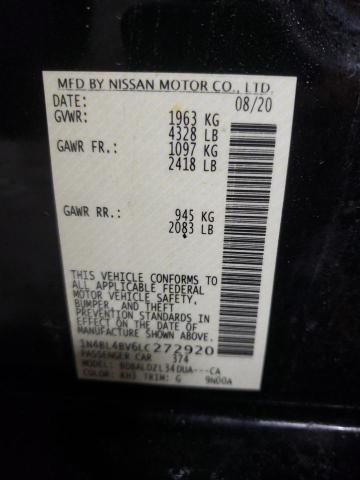 2020 NISSAN ALTIMA S - 1N4BL4BV6LC272920
